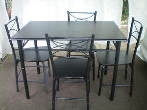 table and chairs