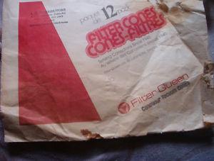 vintage Filter Queen canister Vacuum bags 4 left $4.00
