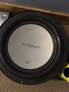 10" Rockford sub and Rockford amp