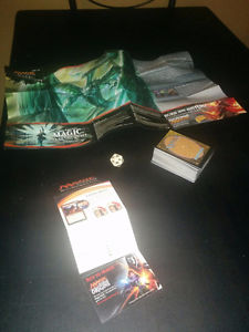 120 magic cards mixed with dice and map