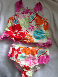 18 month two piece bathing suit