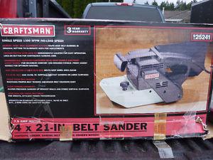 4x21 inch craftman belt sander