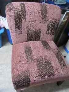 Accent Chair (Brown & Pink)