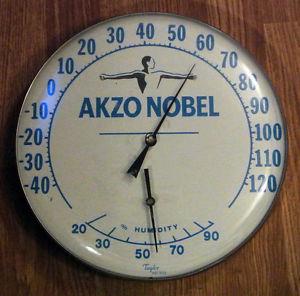 Akzo Nobel advertising thermometer