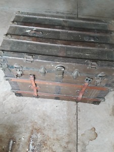 Antique trunk- could make a coffee table