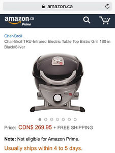BRAND NEW Char-Broil ELECTRIC patio grill