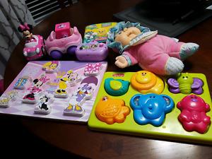 Baby girl toys lot