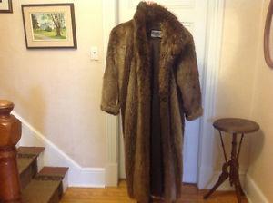 Beaver fur coat