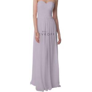 Bill Levkoff Violet Bridesmaid Dress