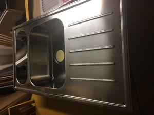 Brand new stainless steel kitchen sink