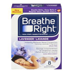 Breathe right lavender scented nasal strips-56 in total