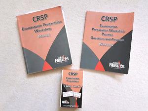 CRSP Exam Prep Materials