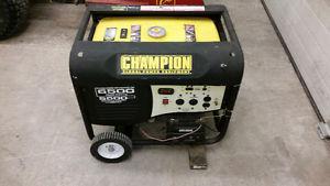 Champion w generator with electric start