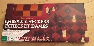 Chess and Checkers Game Set
