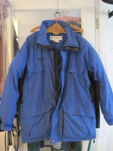 Columbia Down Filled 3/4 Length Winter Jacket - Size Large