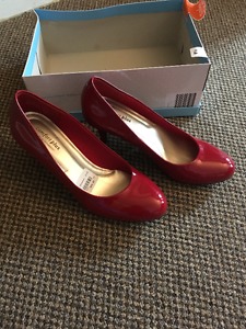 Comfort Plus Red Heels from Payless - Size 9.5