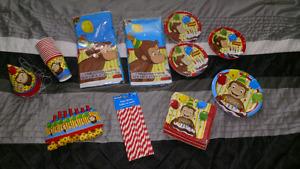Curious George birthday party supplies