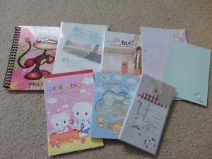 Cute Notebooks and Penpal Paper