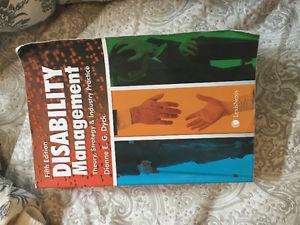 Disability management textbook