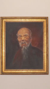 EASTMAN Oil on Canvas ORIENTAL ELDER Portrait