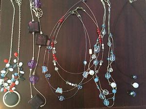 Eight necklaces