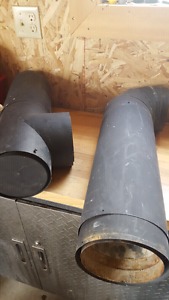 Few parts of stove pipe.