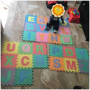 Foam alphabet mats