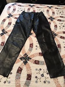 For sale leather pants size 8