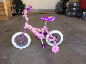 Girls 12 inch princess bike