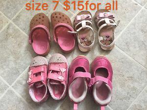 Girls shoes size 6-7