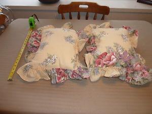 Gloria Vanderbilt small Sham Pillows - never used