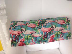 Gorgeous brand NEW flamingo cushion COVERS