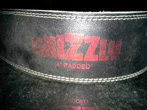 Grizzly 4 Inch Padded Weigh Belt