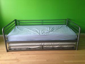 IKEA Twin bed with extra pull out bed