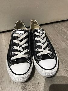 Leather Converse All Stars fits women's 6
