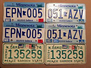 License Plates (All for $15 or best offer)