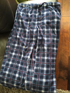 Men's Fleece Sleep Pants - Plaid - Size:  waist