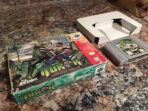 N64 Turok with box and game - works good - 40$