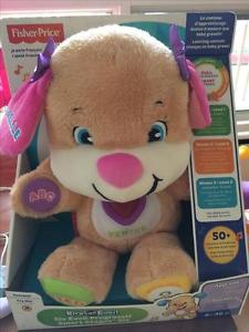 New unopened Fisher Price Laugh & learn Puppy (French)