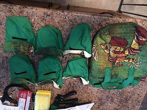 Ninja turtle reusable lunch bag and snack bags