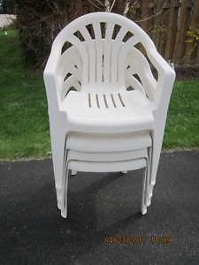 Patio Plastic chairs