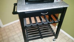 Portable kitchen work/utility table.