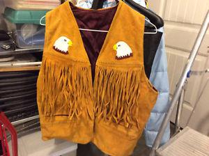 REDUCED! REDUCED!, NATIVE AMERICAN BEADED VEST