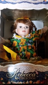 Rebecca porcelain doll, colectable, limited edition