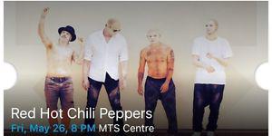 Red Hot Chili Peppers Ticket MTS Centre
