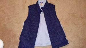 Reebok vest and new balance fleece