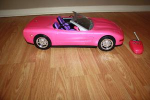 Remote Control Barbie Corvette and Vespa/Scooter
