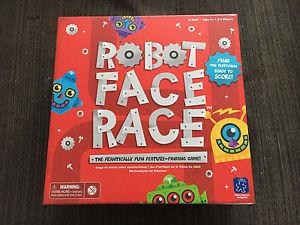Robot Face Race board game