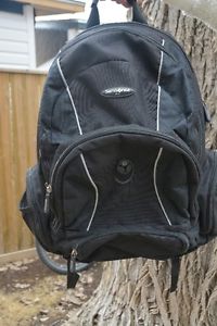 Samsonite black backpack with space for computer