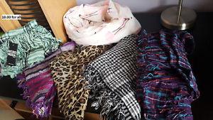 Scarves $ for all! In all new condition!